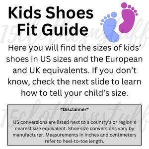KIDS SHOES FIT GUIDE